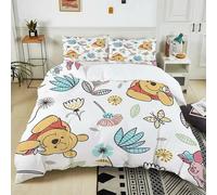 Housse De Couette Winnie L'ourson, Motif Dessin Anime, Parure De Lit Winnie L'ourson, Impression 3d, Pour Enfants, Garcon S Et Filles, 2 Ou 3 Pieces