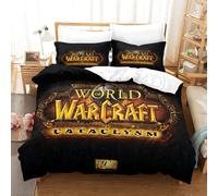 Housse De Couette World Of Warcraft Parure De Lit D Game Wallpaper Housse De Couette Microfibre,Housse De Couette Avce Taies D'oreiller Single£¿Xcm£©