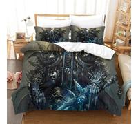 Housse De Couette World Of Warcraft Parure De Lit Game Wallpaper Impression Num¿¿Rique D Microfibre Fermeture ¿¿Clair Hypoallerg¿¿Nique Double£¿Xcm£©