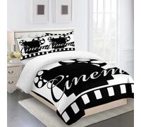 Housse De Couette Xcm Cin¿¿Ma Projecteur Parure De Lit Pi¿¿Ces Pour Personnes Sets De Housse Couette En Microfibre Avec Taies D'oreiller