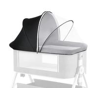 Housse de couffin Mos-quito avec fermeture éclair bidirectionnelle, filet de poussette, facile à transporter, installation facile, 100 x 55 x 42 cm, pour berceaux, sièges de voiture, berceaux et bébés