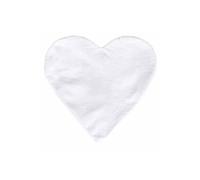 Housse de coussin 30 cm - cœur Blanc G