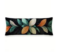 Housse de Coussin 40 x 145 cm Bohémie - Lot de 1 Lin Housse Coussin avec Fermeture éclair Invisible, Fleur Coussins Decoratif Taie d'oreiller Douillet pour Canapé, lit et Salon, Jardin, Chaise 0N-30