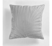 Housse de coussin 40 x 40 cm microfibre unie alesia Gris Gris G