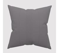 Soleil d'ocre, Adele Housse de Coussin, Coton, Gris, 40x40 cm