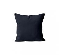 Soleil d'Ocre Housse de coussin Alix en polyester Bleu marine 40x40 cm