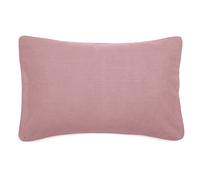 Housse de coussin 40x60 cm 50% lin et 50% coton collection OPERA DECO rose