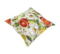 Housse de coussin 45x45 cm GALLINA Agrumes 100% Lin