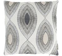 Housse de coussin 45x45 cm MAMA Lin/Noir