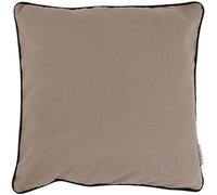 Housse de coussin 45x45 cm MONTSEGUR marron Tourterelle
