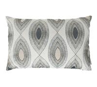 Housse de coussin 45x70 cm MAMA Lin/Noir