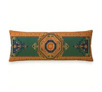 Housse de Coussin 50 x 150 cm nordique - Lot de 1 Lin Housse Coussin avec Fermeture éclair Invisible, Résumé Coussins Decoratif Taie d'Oreiller Douillet pour Canapé, lit et Salon, Jardin, Chaise 0N-15