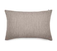 Housse de coussin 50x70 cm collection SYRACUSE tissu Oléfine gris lin