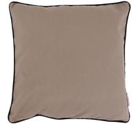 Housse de coussin 55x55 cm MONTSEGUR marron Tourterelle