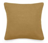Housse de coussin 80x80 cm 50% lin et 50% coton collection OPERA DECO foin