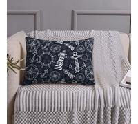 Housse De Coussin Ancre Et Phare Taie Oreiller Modernes Lavable Taie Oreiller, pour Chaise, Maison, Lit, 40x60cm