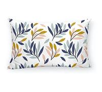 Housse De Coussin - Bl Belum - 100% Coton - Tissu Half Panama - Douce - Taille 50 X 30 Cm