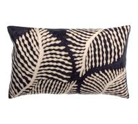 HOUSSE DE COUSSIN BRODE FLORA MARINE