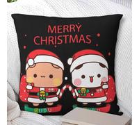 Housse de coussin Bubu Dudu Xma Wrap Yourself In Holiday Cheer avec housse de coussin humoristique pour chaise, maison, taies d'oreiller