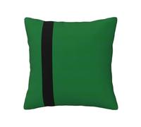 Housse de coussin carrée avec motif drapeau du Sultanat de Delhi - Doux pour la peau - Respirant - Utilisation polyvalente