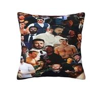 Housse de coussin carrée décorative pour canapé, lit, salon, bureau - 45,7 x 45,7 cm - Chris Actors Evans