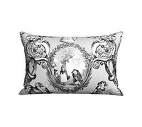 Housse De Coussin Ces Animaux Pensent Qu'Ils sont des Gens Toile Feuilles d'argent Taie Oreiller Confortable Modernes Canape Housse De Coussin, pour Voiture, Chaise, Salon, 40x60cm