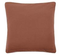 Housse de coussin coton 45x45 cm HONO DÉCO marron terre cuite