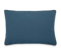 Housse de coussin coton fil teint 40x60 cm HONO DÉCO bleu marine