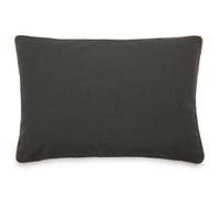 Housse de coussin coton fil teint 40x60 cm HONO DÉCO noir caviar