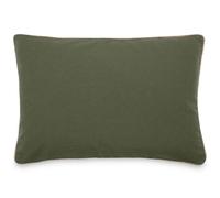 Housse de coussin coton fil teint 55x80 cm HONO DÉCO vert kaki