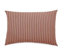Housse de coussin coton lavé 40x60 cm LILI DÉCO marron terre cuite