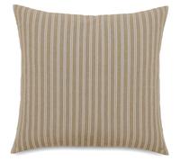 Housse de coussin coton lavé 45x45 cm LILI DÉCO marron camel