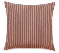 Housse de coussin coton lavé 45x45 cm LILI DÉCO marron terre cuite