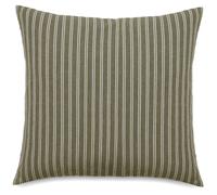 Housse de coussin coton lavé 45x45 cm LILI DÉCO vert kaki