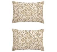 Housse de Coussin Couleur Crème Housse Coussin Salon de Jardin Exterieur Europe du Nord Rectangulaire Lin Impermeable Taie Oreiller Double Sided Printing Decoration Maison Automne Gifts 30x50cm M-624