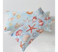 Housse de Coussin Couleur Orange Taie Oreiller 40x60 cm Coquille Taie d'oreiller Housse Coussin Decoratif Velours Taie Oreiller Lot de 2 Fermeture éclair Invisible pour Décoration Intérieure C0C1129