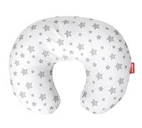 Housse de coussin d'allaitement blanche avec imprimé étoiles, s'adapte aux oreillers d'allaitement Boppy - Housses de coussin d'allaitement super douces pour les mamans allaitantes