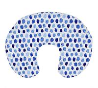 Housse De Coussin D'allaitement Douce Et Flexible En Forme De U, Housse De Coussin D'allaitement Pour Bébé(point bleu)