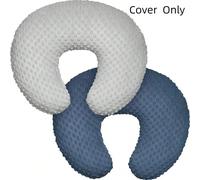 Housse de coussin d'allaitement, ensemble de housses de coussin d'allaitement en minky, super doux, convient pour le coussin Boppy, convient pour les housses de coussin de bébé garçon et bébé fille ro