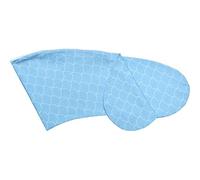 Housse de coussin d'allaitement Force Kids halbkreise Blanc sur Bleu Pastel