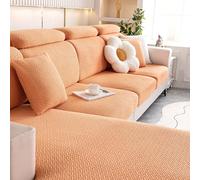 Housse De Coussin De Canapé D Angle- Housses De Coussin De Dossier SièGe De Canapé Extensible 3 4 2 1 Places Couvre Protege De Assise Canapé Et Chaise(Headrest Cover L: 60-80cm, W: 25-45cm,Orange)