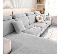 Housse De Coussin De Canapé D Angle- Housses De Coussin De Dossier SièGe De Canapé Extensible 3 4 2 1 Places Couvre Protege De Assise Canapé Et Chaise(2 Seater Cover L: 95-135cm, W: 65-95cm,Gray 2)
