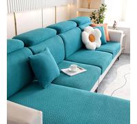 Housse De Coussin De Canapé D Angle- Housses De Coussin De Dossier SièGe De Canapé Extensible 3 4 2 1 Places Couvre Protege De Assise Canapé Et Chaise(Headrest Cover L: 60-80cm, W: 25-45cm,Green)