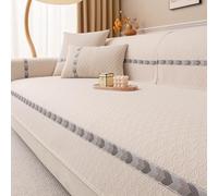 Housse de Coussin de canapé en Chenille Minimaliste, Housse et Housse de canapé antidérapantes de qualité supérieure, Protection Lavable pour sectionnel B 70 * 180cm/27.56 * 70.87in