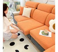 Housse De Coussin De Canapé Individuel Extensible Housse Assise Canapé Housses De Coussin De Remplacement Pour Coussin Housse De Siège De Canapé Couvre Protege De Meubles Antipoussière (F,L-shaped)