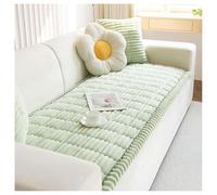 Housse de coussin de canapé pour canapé, pelucheuse, lavable, antidérapante, pour chiens et animaux domestiques, vert, 90 x 90 cm