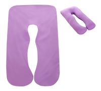 Housse De Coussin De Grossesse en Forme De U, Oreiller De Maternité Complet, Housse De Remplacement, Oreiller De Corps, Housse Amovible Et Lavable, Soutien Abdominal, Oreiller De Couchage Latéral