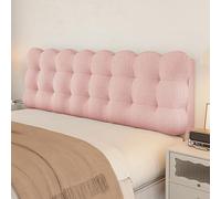 Housse de coussin de lecture pour tête de lit, épaisseur 10 cm, panneau mural pour lit double, coussin rembourré anti-collision pour une lecture confortable et une relaxation (150 x 60 x 10 cm)