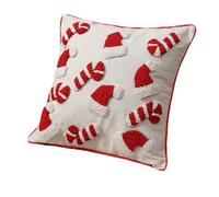 Housse de coussin de Noël - Coussin décoratif doux pour Noël, chambre d'enfant, bureau, voiture, canapé, planificateurs de fête, appartement, amateurs d'artisanat, dortoir