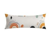 Housse de Coussin de Positionnement 35x105 cm Europe du Nord Taie en Velours Oreiller Corporel, Fermeture Éclair Invisible, Doux et Confortable, simplicité Taie Longue Pour Dormir Sur le Côté 0E-31